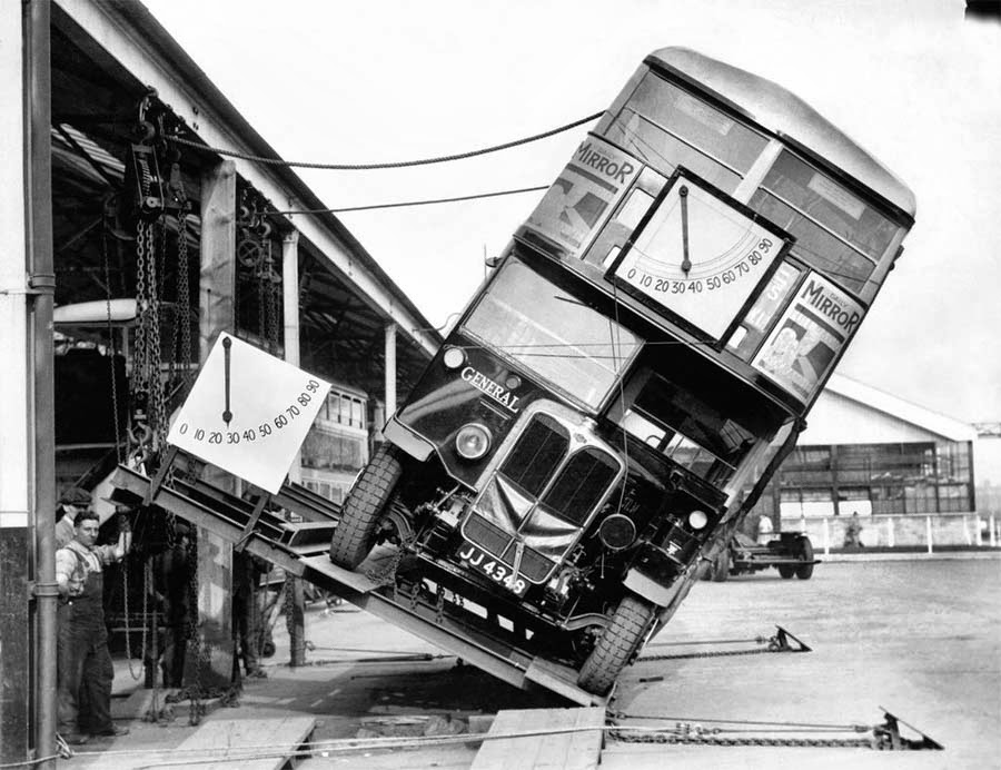 The British testing their innovative doubledecker catapult weeks before D-Day, amid weapon shortages