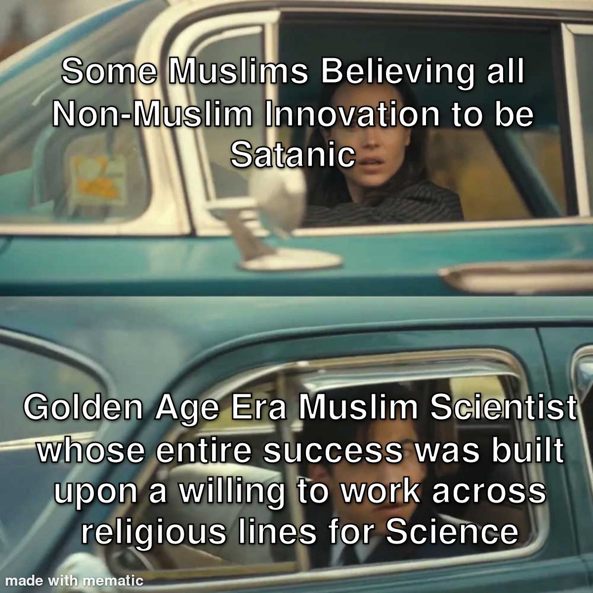I know that some Muslims also opposed the sciences of the Golden Age