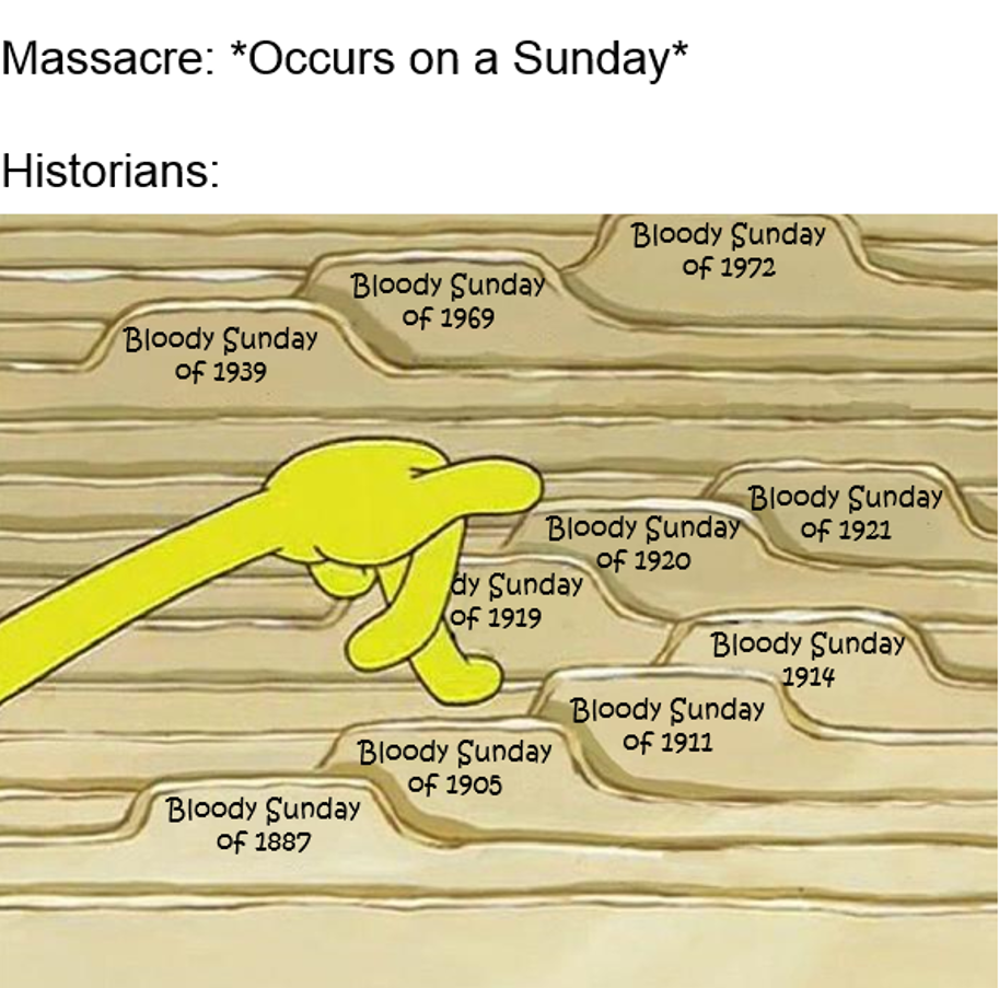 Historians should not be allowed to name events