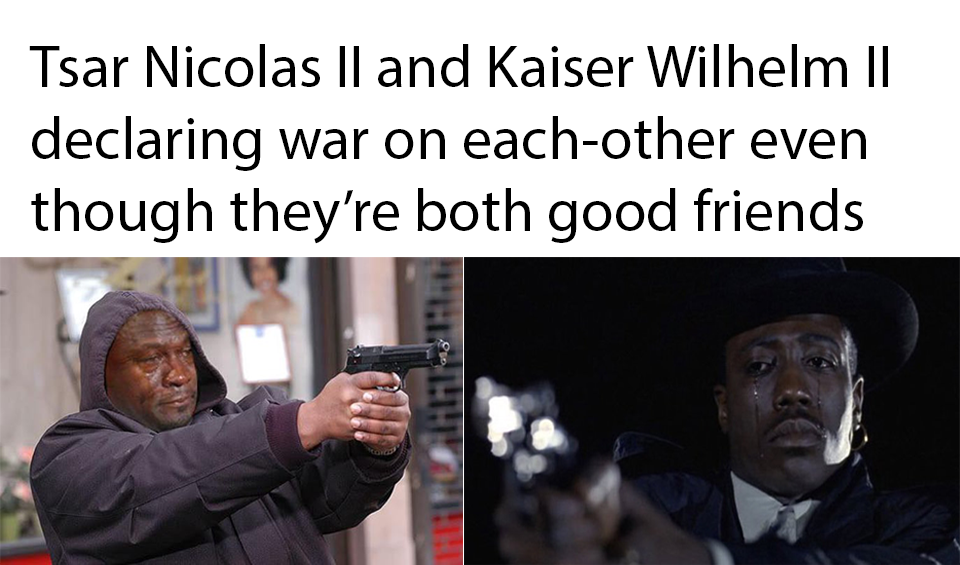 The dudes were actually on good terms with eachother