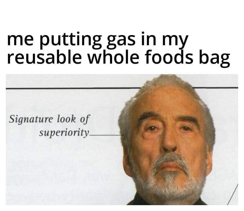 Refined Gentlemen at the gas station be like