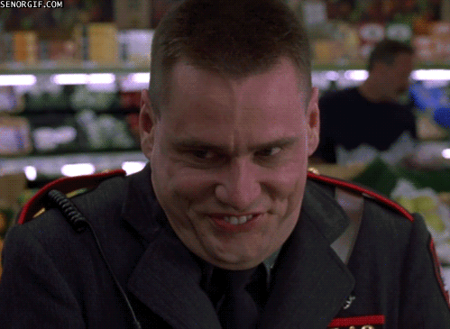 When a girl boobs are too big to watch them at the same time