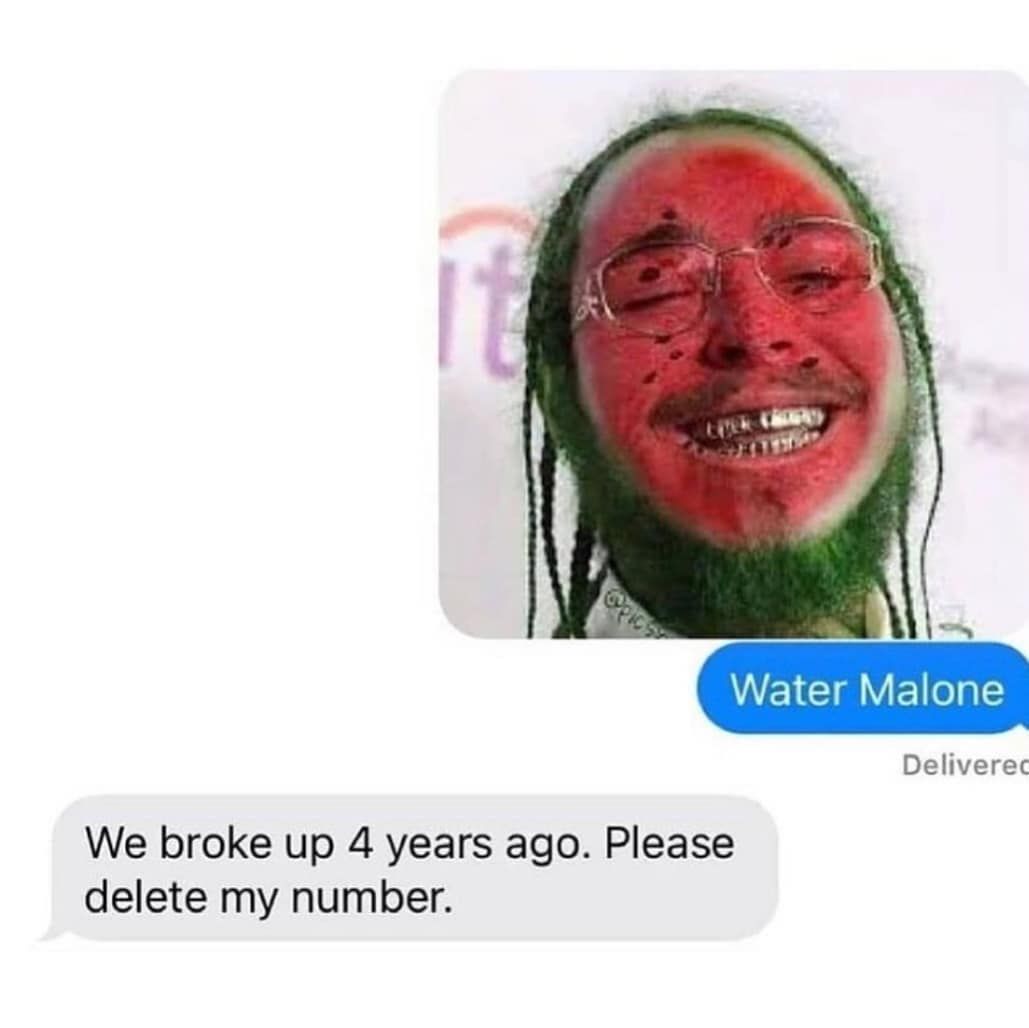 Broke up with such a legend? Smh...