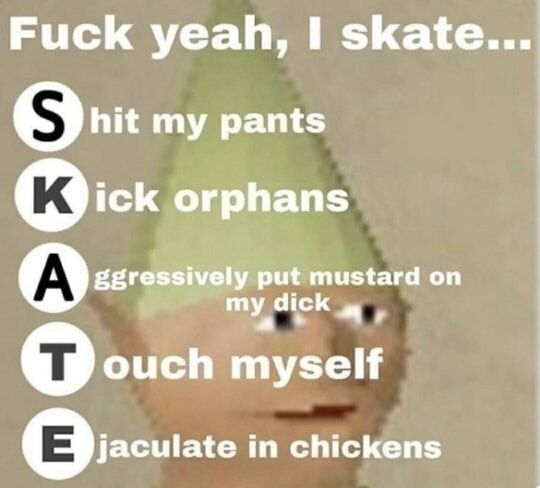 I’m somewhat of a pro skater