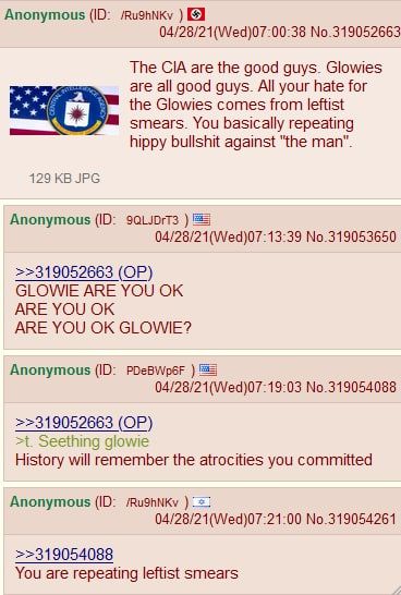 Anon forgets to change his flag