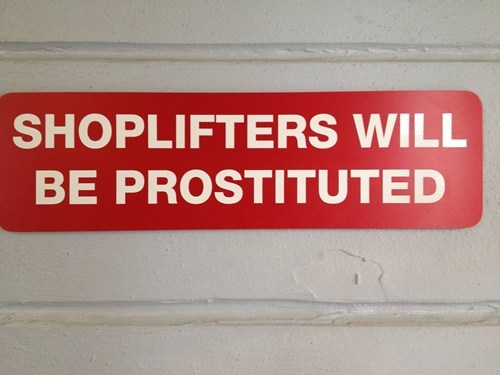 A typo or a brilliant anti-theft strategy?
