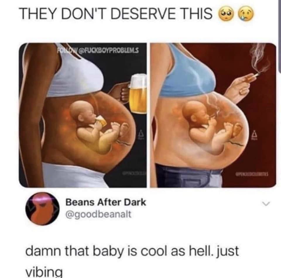 Cool baby bruh