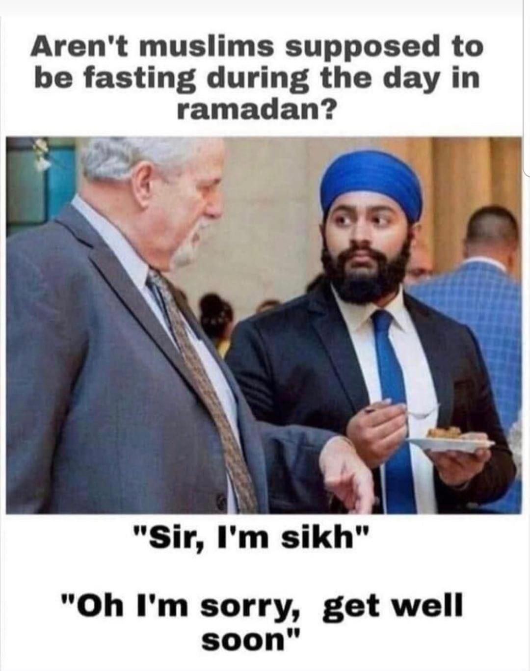 “Sir, I’m Sikh”