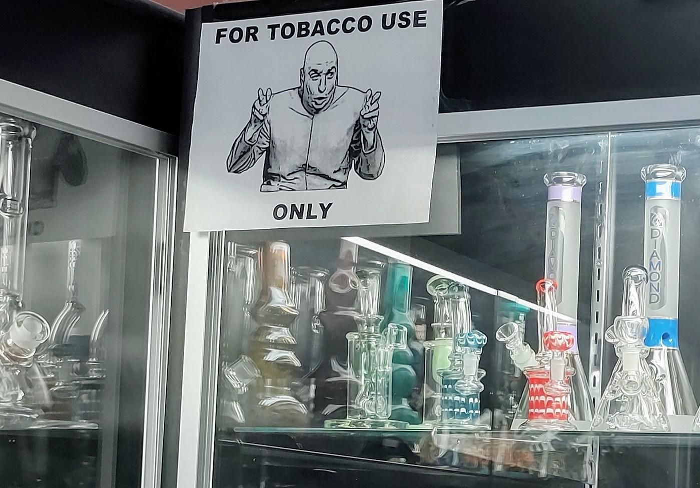 For "Tobacco" Use Only