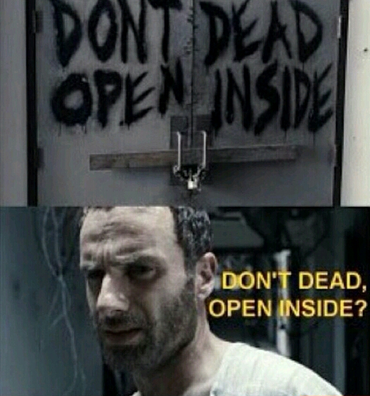 That were exactly my thoughts when I watched the first The Walking Dead episode