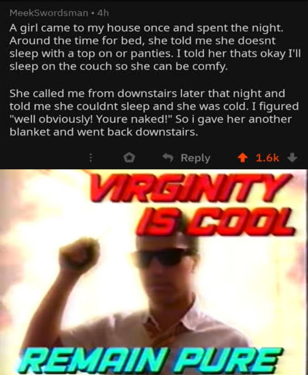 VIRGINITY IS COOL REMAIN PURE