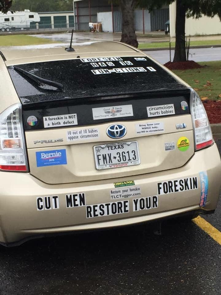 You wouldn’t chop the clitoris off a baby