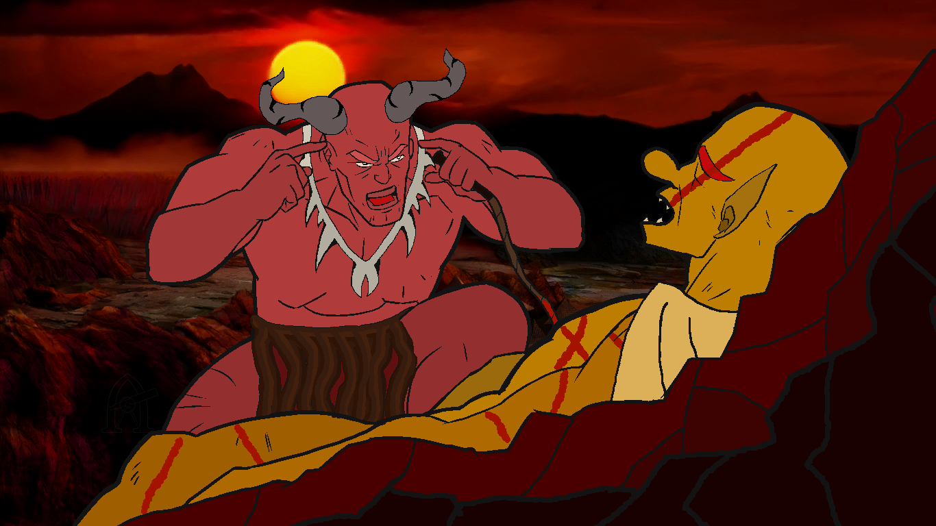 Did you really thought I was bought you here to fight? Think imp, think!