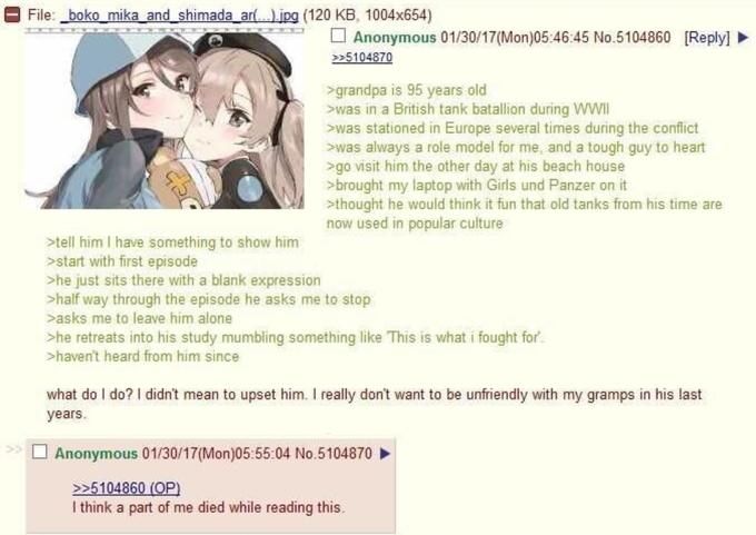 Anon knows how to entertain