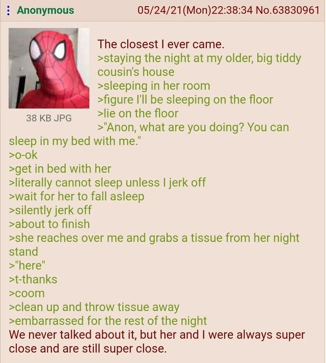 Anon loves his cousin