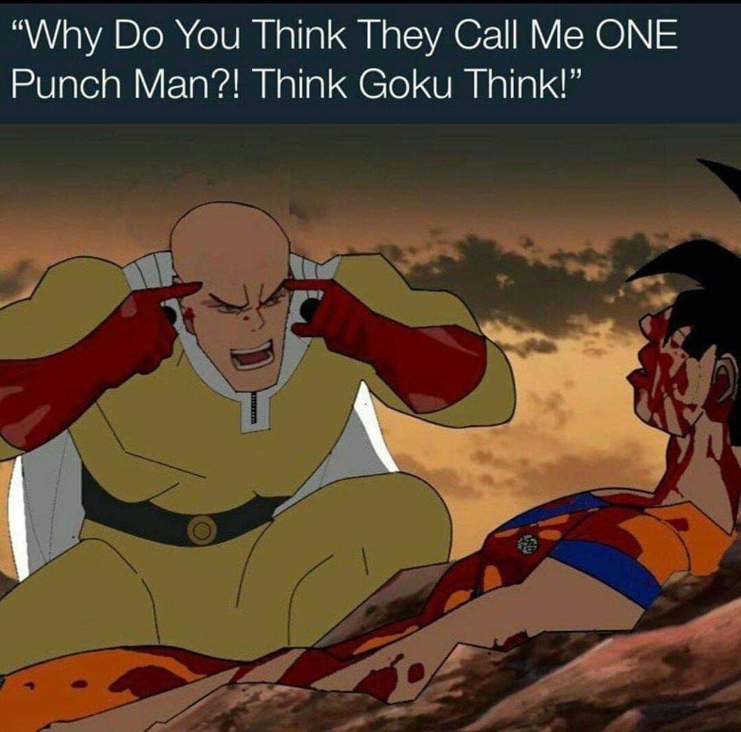 after One punch man vs Goku