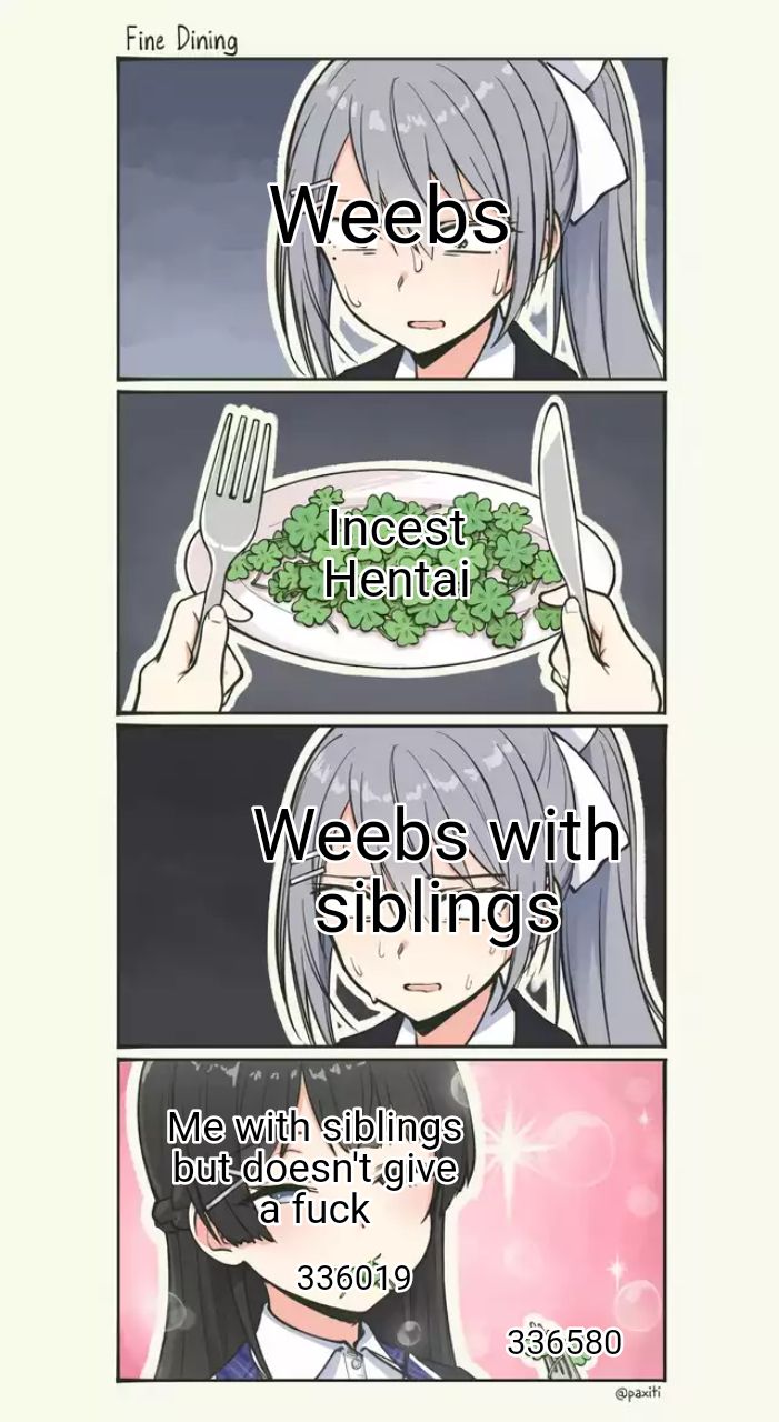 I don't like my siblings, like sibling hentai
