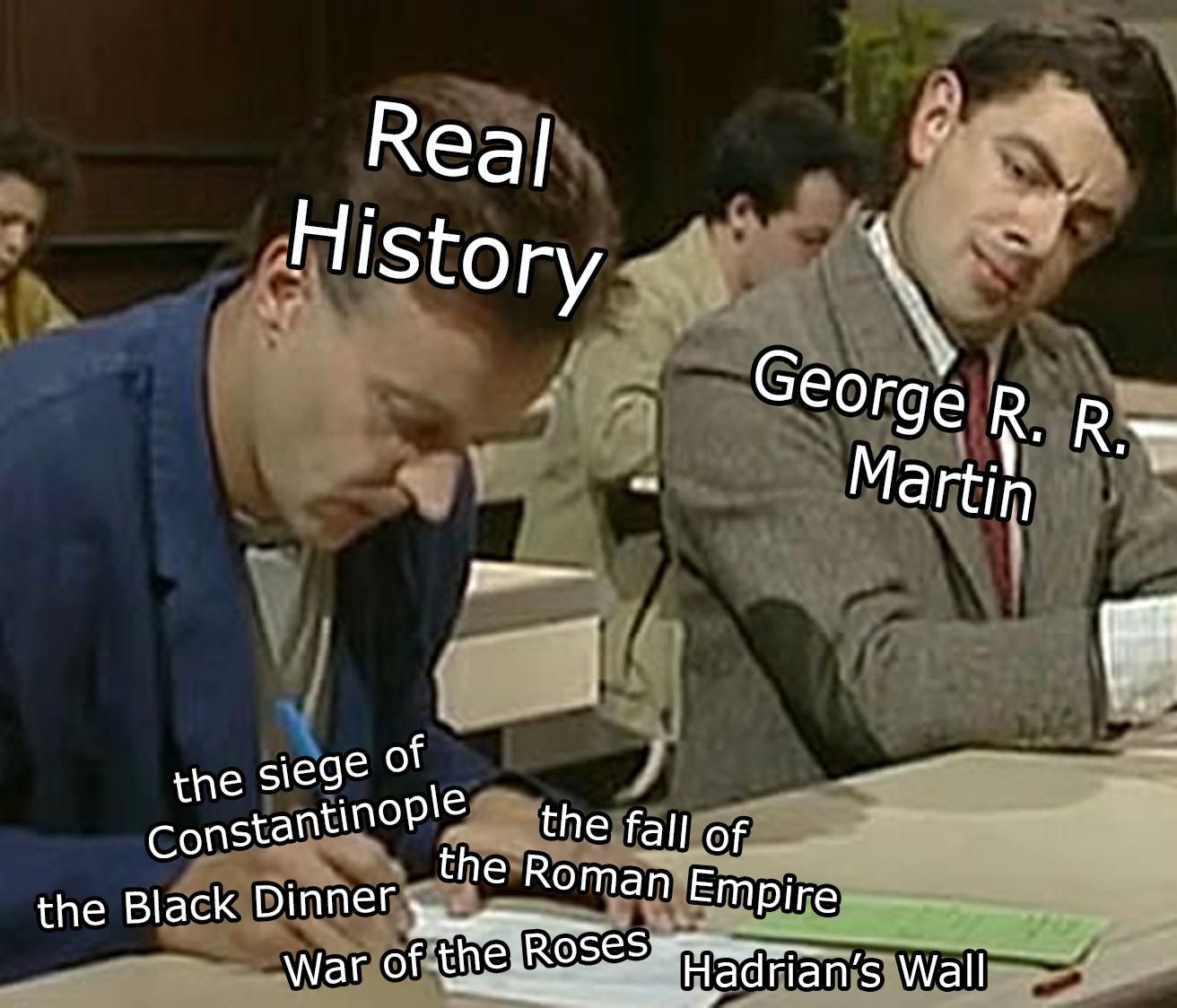 George R. R. Martin inspirations