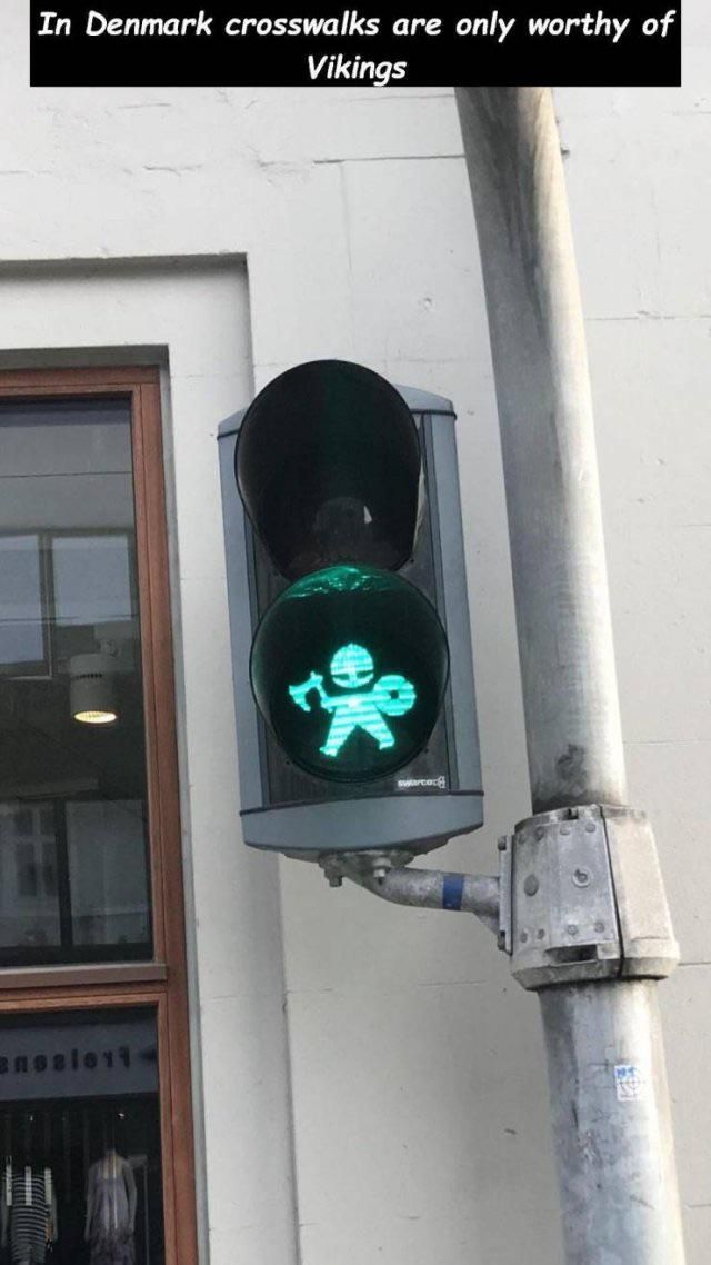Danish pedestrian sign