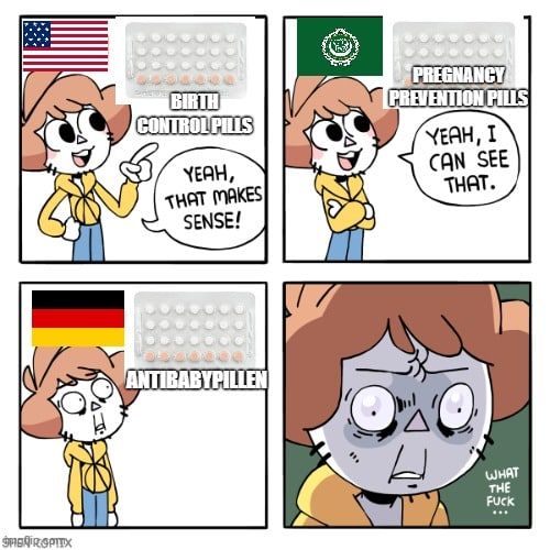 It's always german