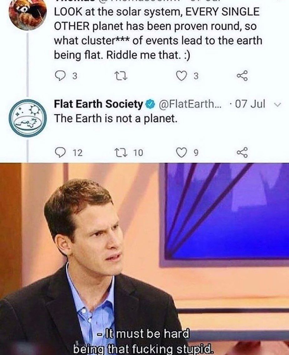 Dear flat earthlings