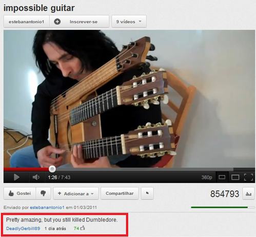 Oh youtube...