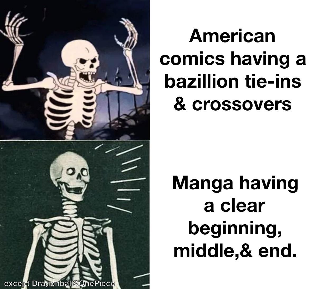 I love comics but it’s hard for new fans to get into, unlike manga.