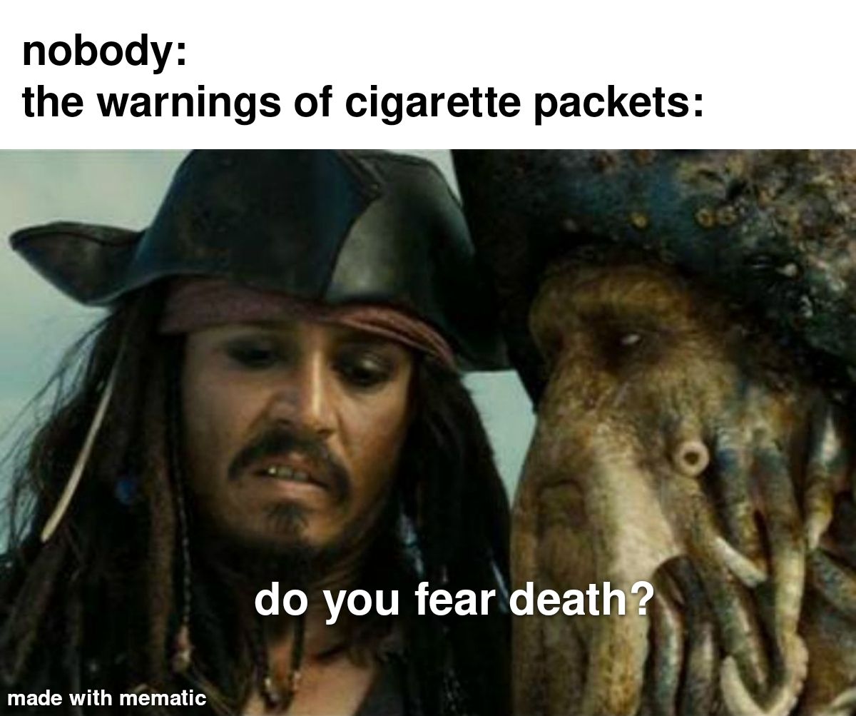 Cigarettes are right