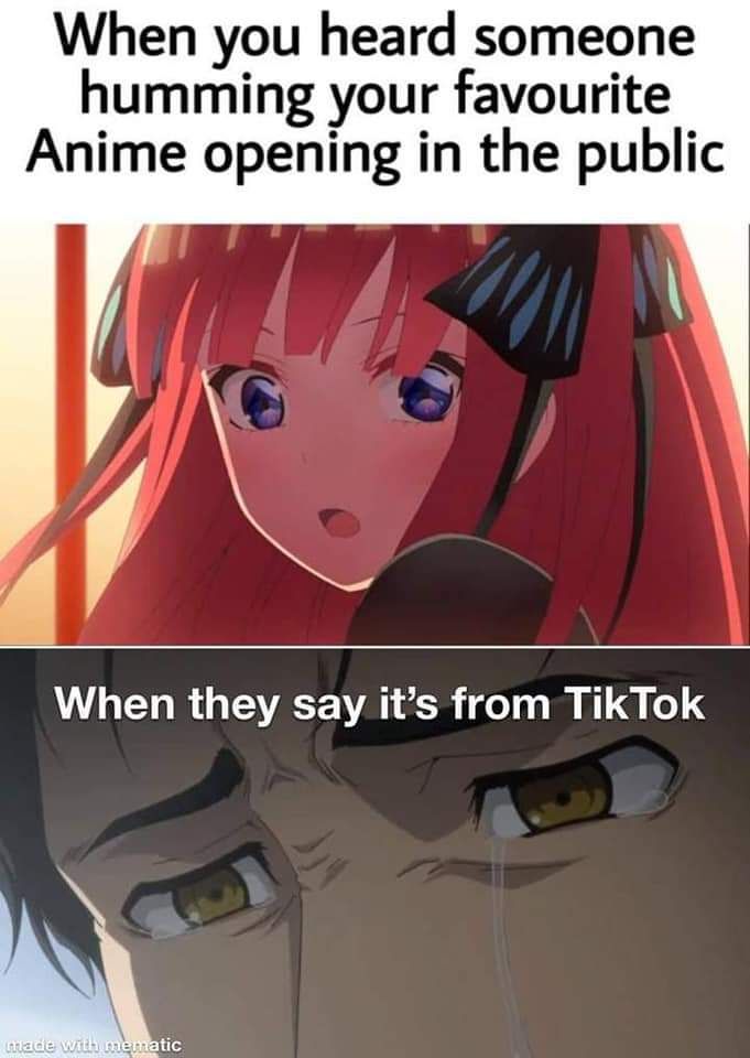 It's not from tiktok you F