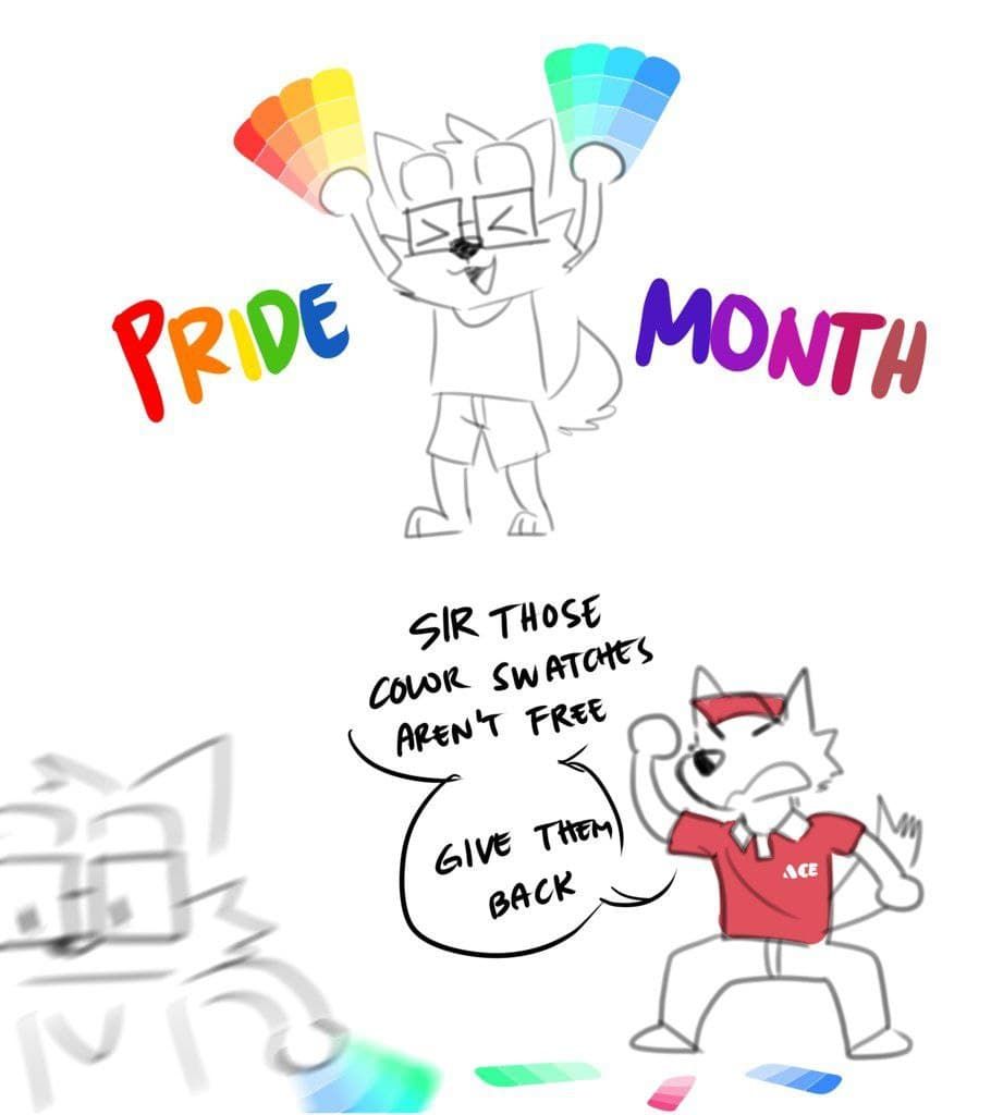 your colour swatches have been appropriated by the gay proletariat