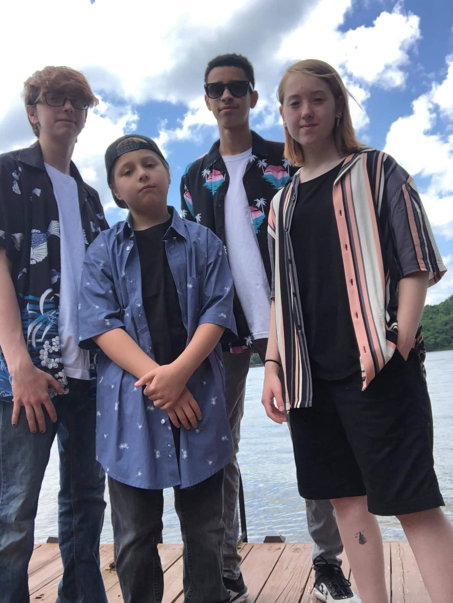 Cousins took this pic, they belong on a cover of a 90s Hip Hop album.