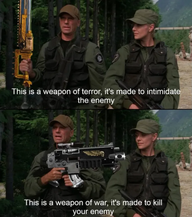 Stargate SG-40k is my favourite show