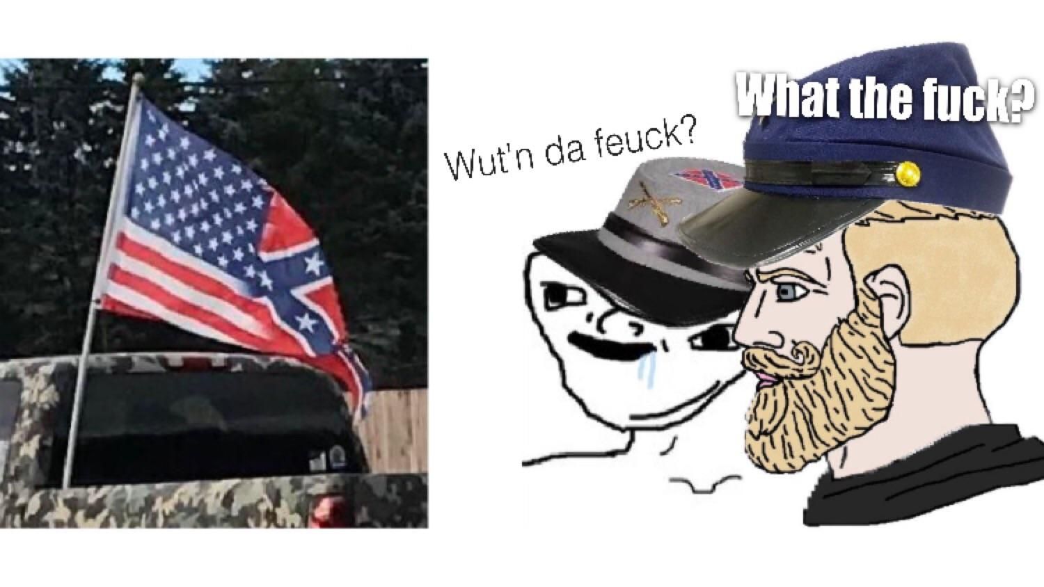 Ah yes, the Confederate Union flag.