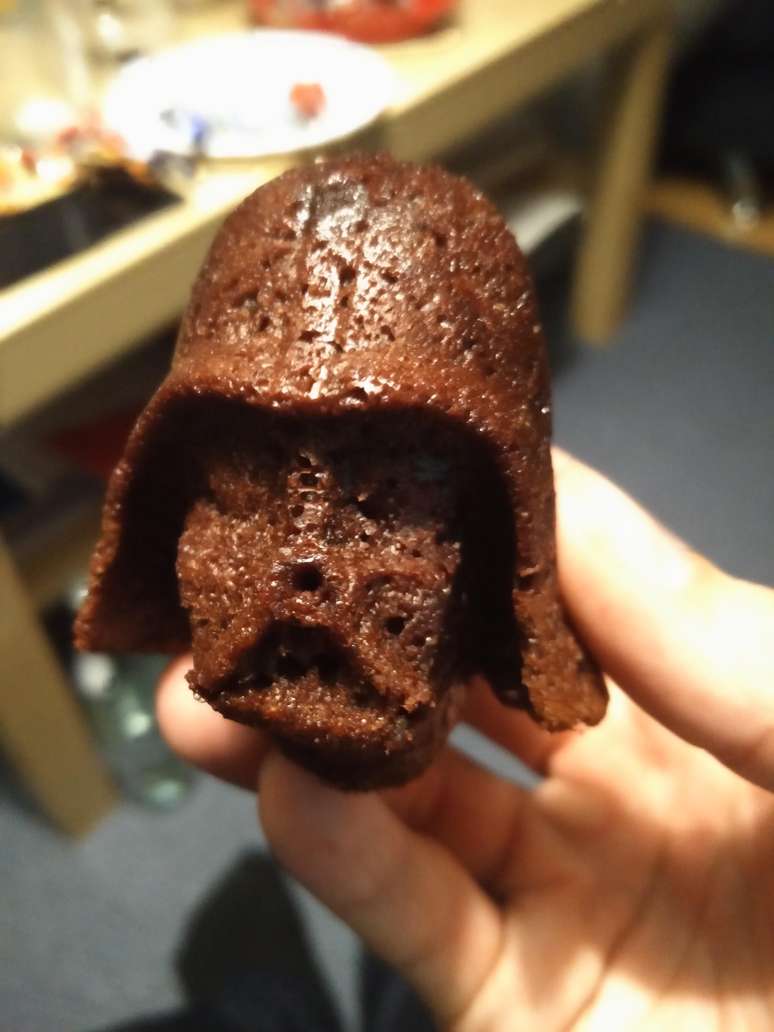 It's midnight, it's my birthday and my girlfriend just came in with a box of this: Vader Muffins. Should I marry her?