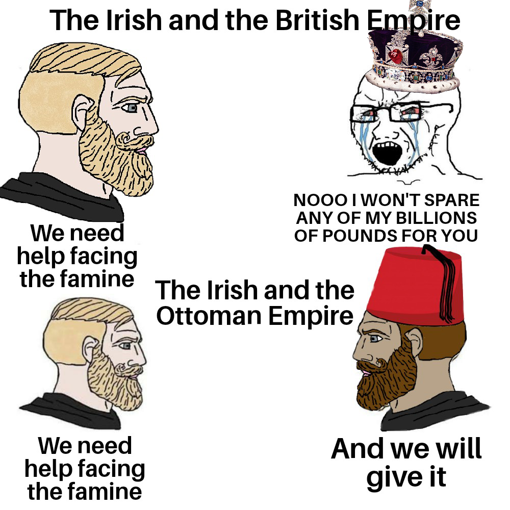 The Irish famine