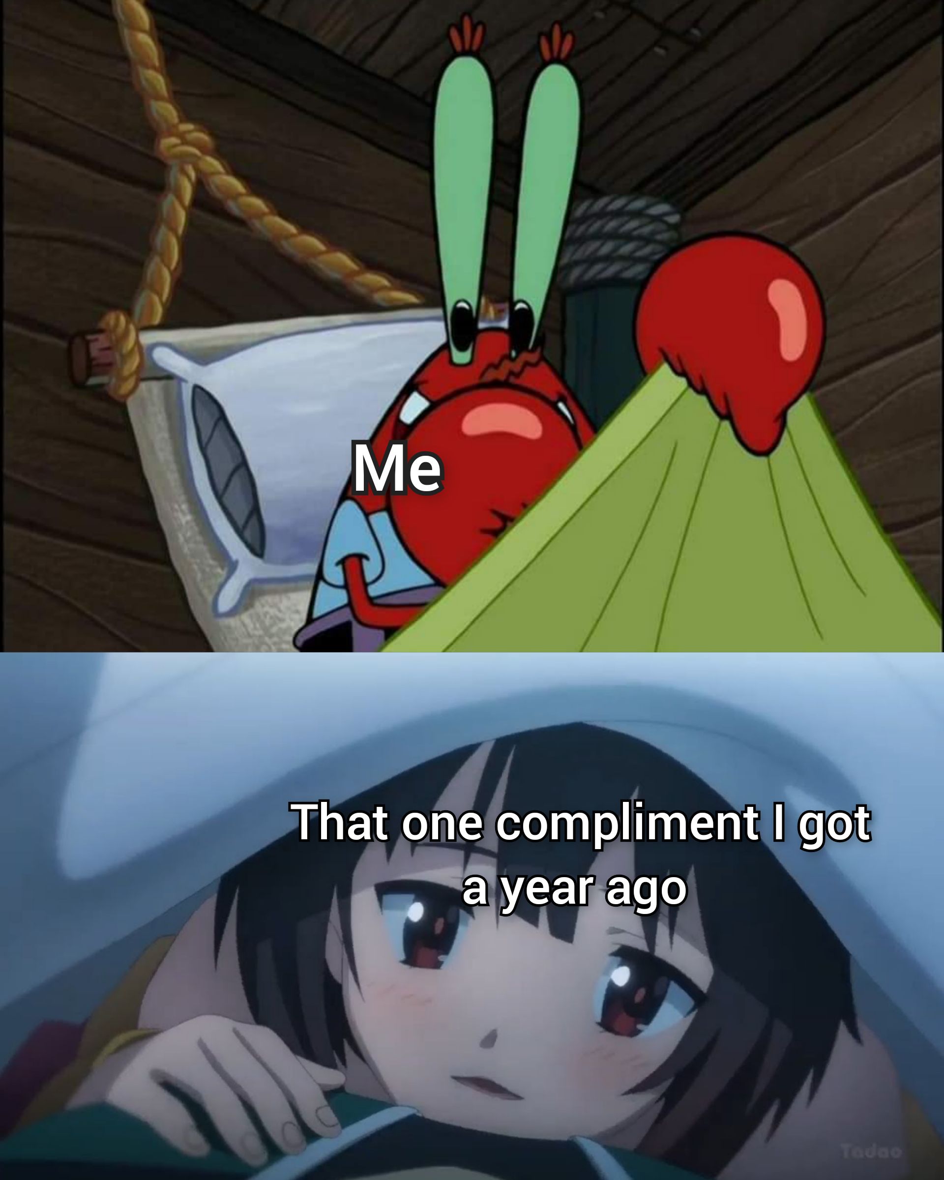I don't get compliments often