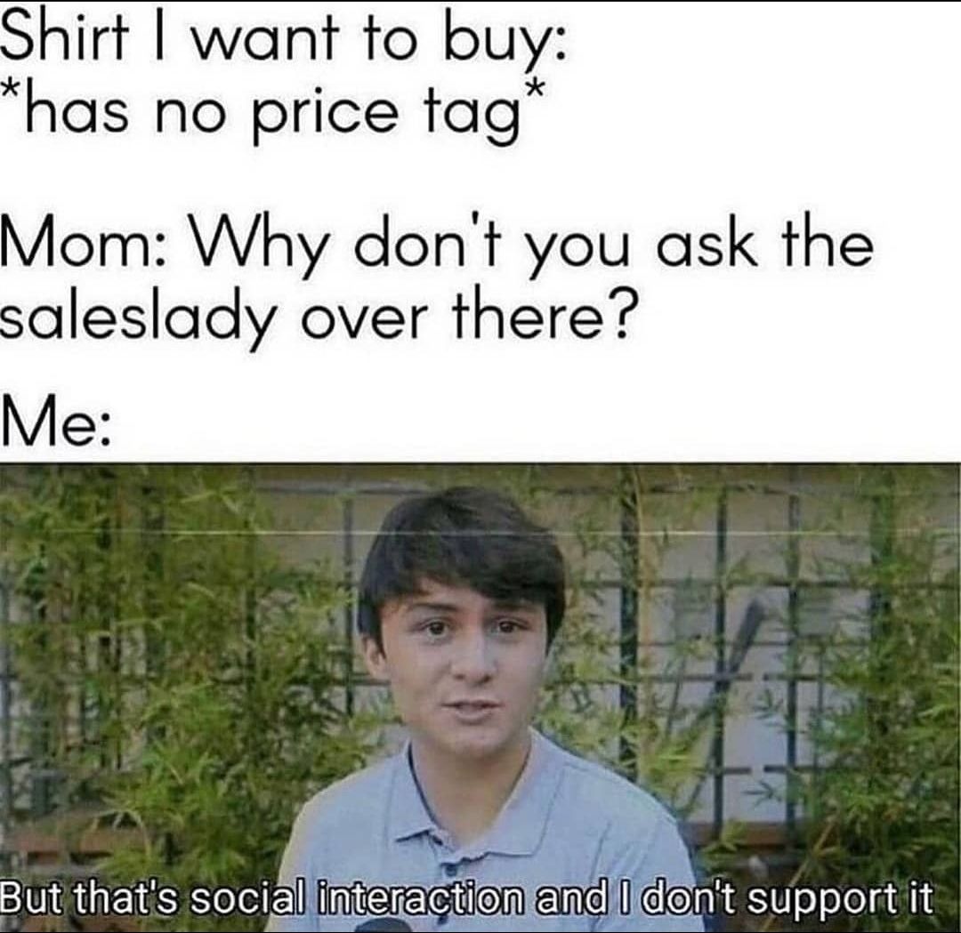 I don't support social interaction