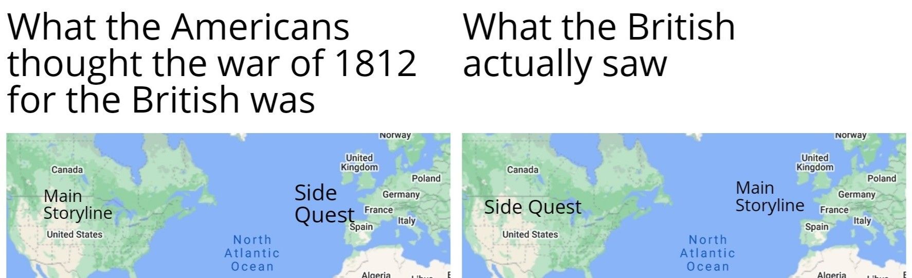The Brits always love the Main Quest
