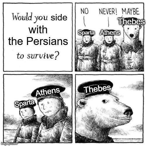 Anything to screw the Athenians over, I suppose