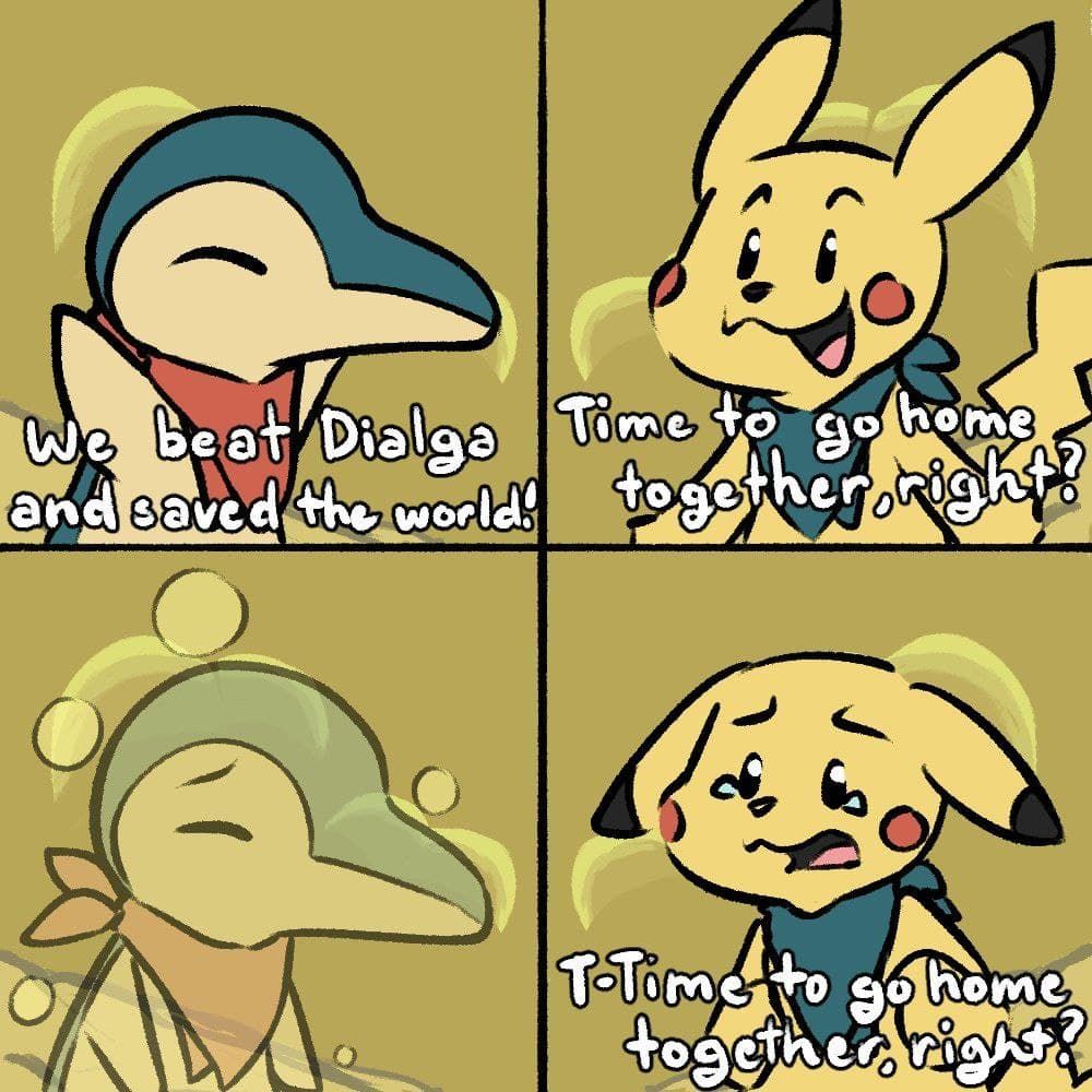 I don't get it because I never played pokeyman but I bet it'll make some of you have some feels