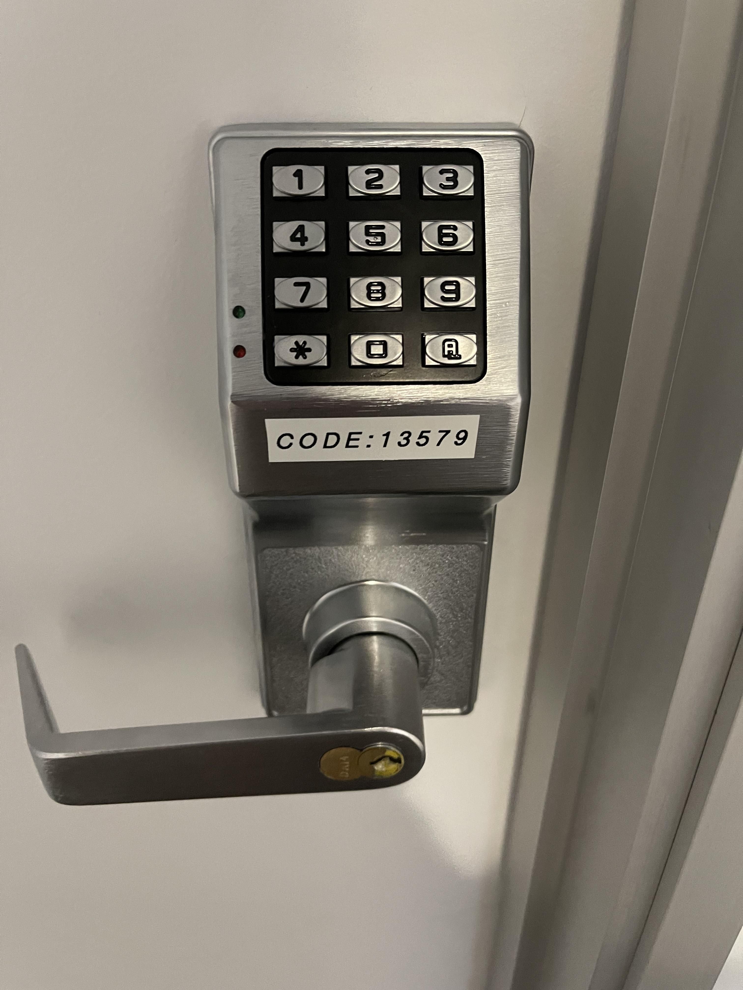 How not to secure a door…