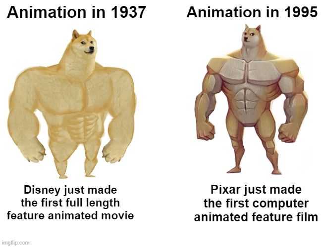 Animation has come so far; I mean, look at how defined those muscles are!