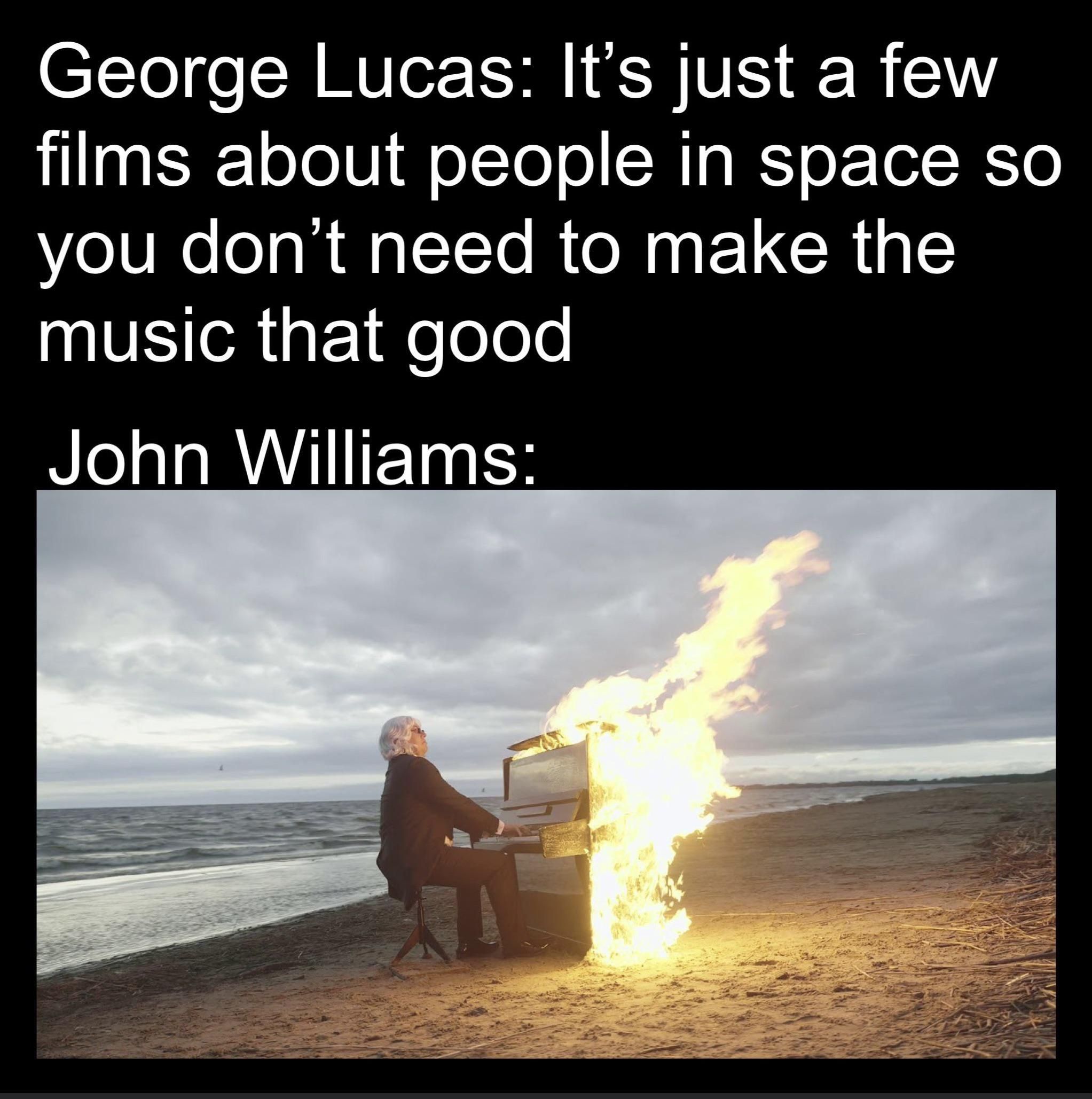 John Williams brings the heat no matter the occasion.