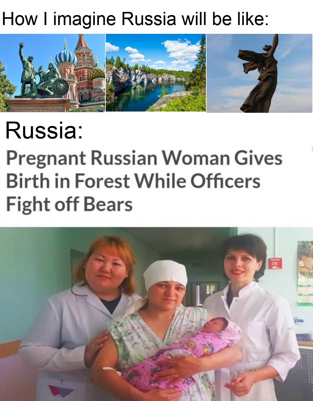 Oh those Russians...