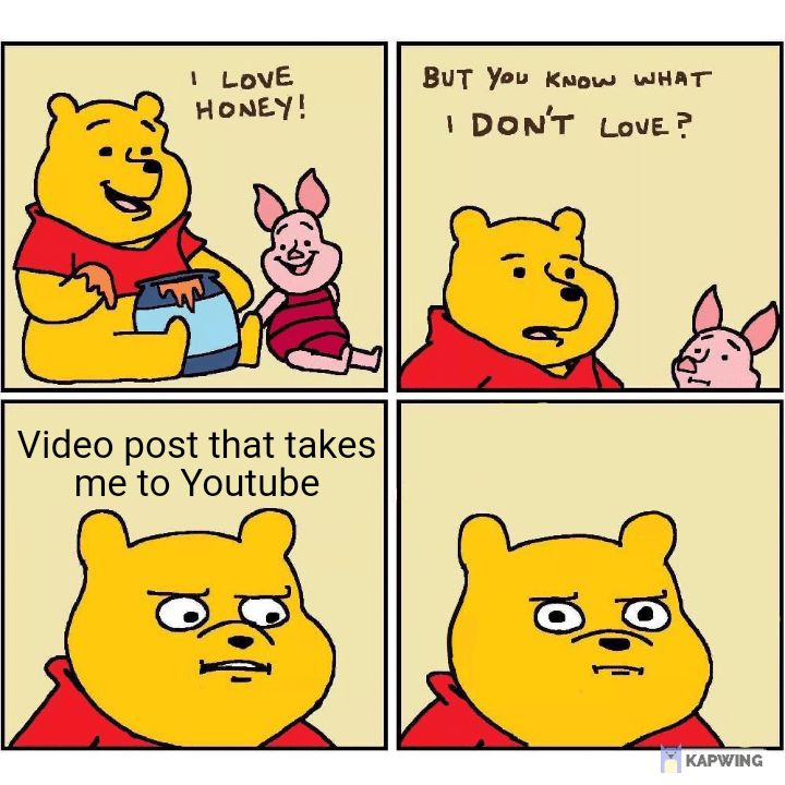 pooh is angry