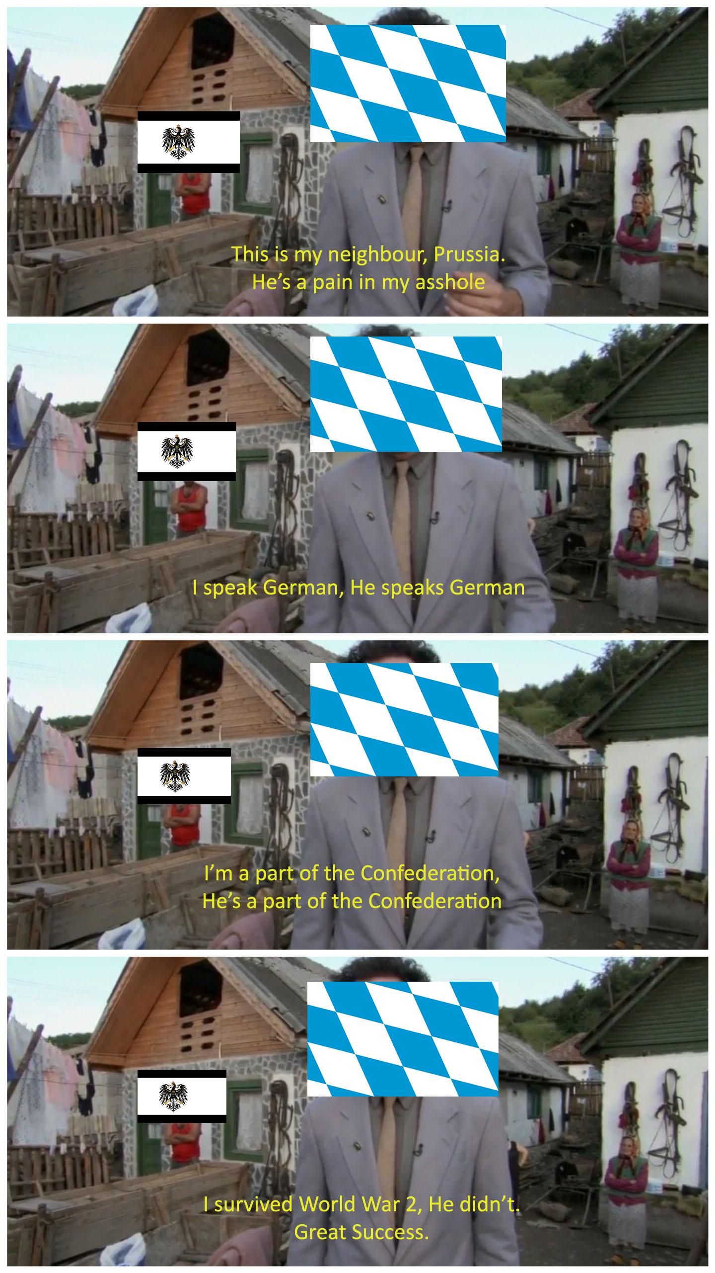 The Bavarian-Prussian rivalry