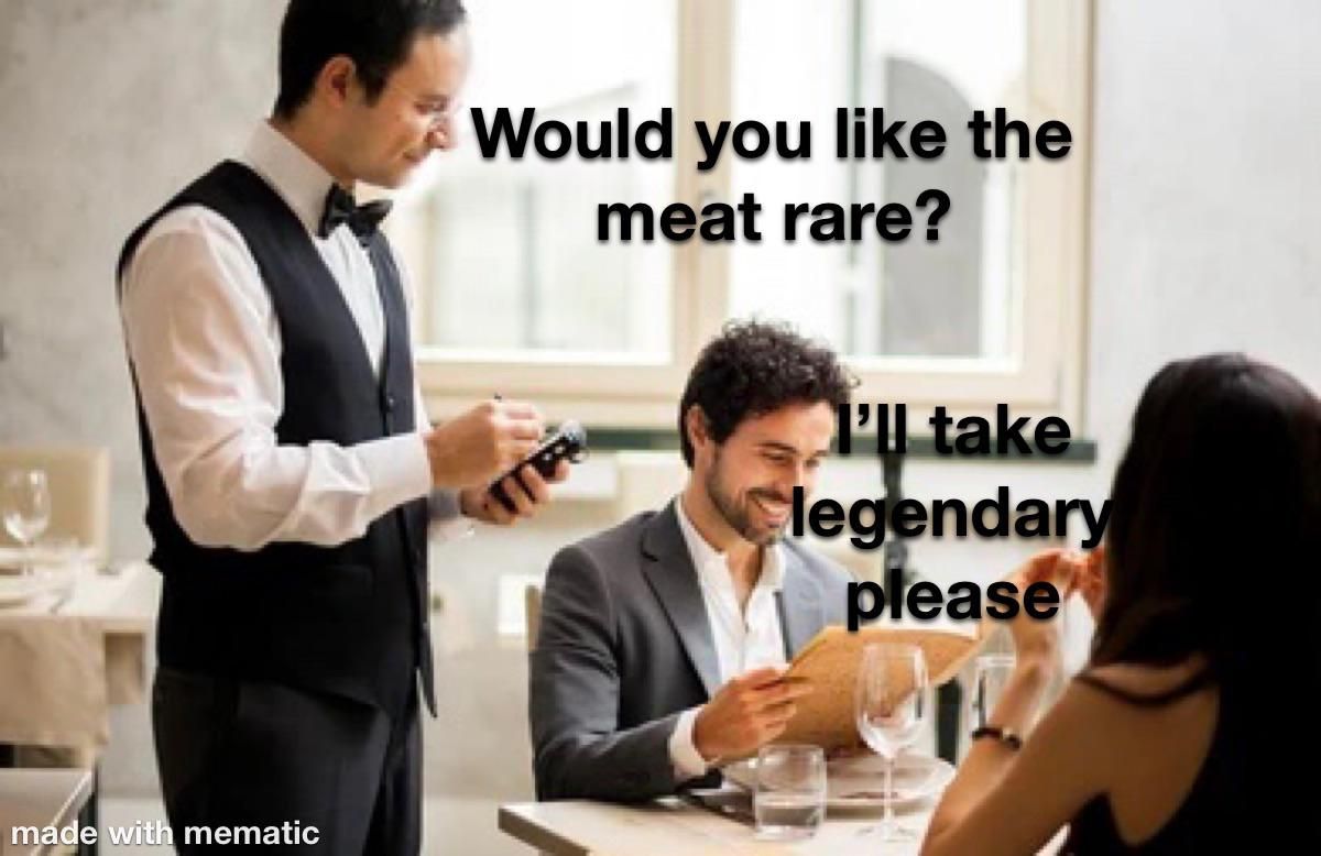 Gamers ordering meat be like
