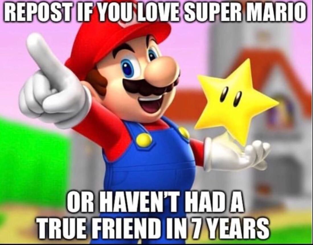 Never played Mario