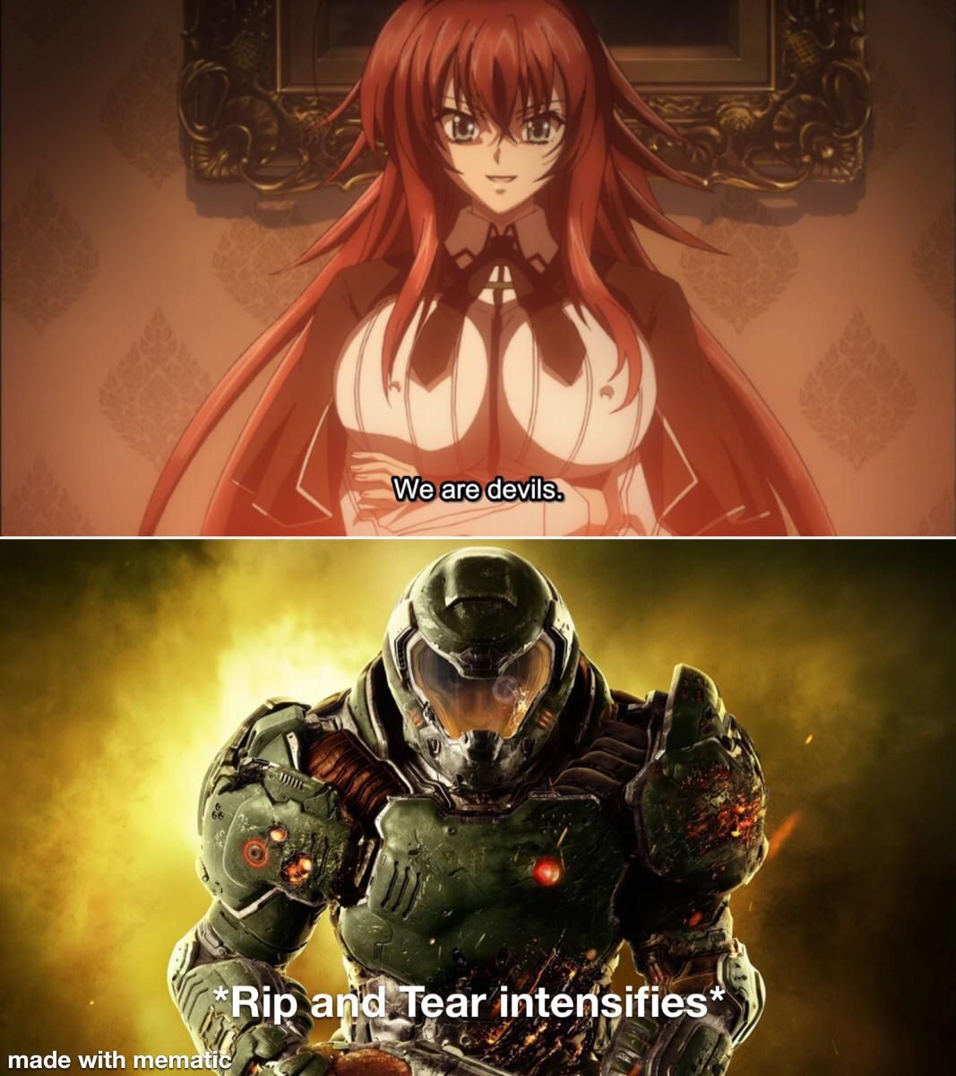 Anime is temporary. DOOM is Eternal.