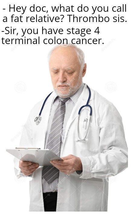 Why didnt the doc buy an iPad? Cause he afraid of Apples.